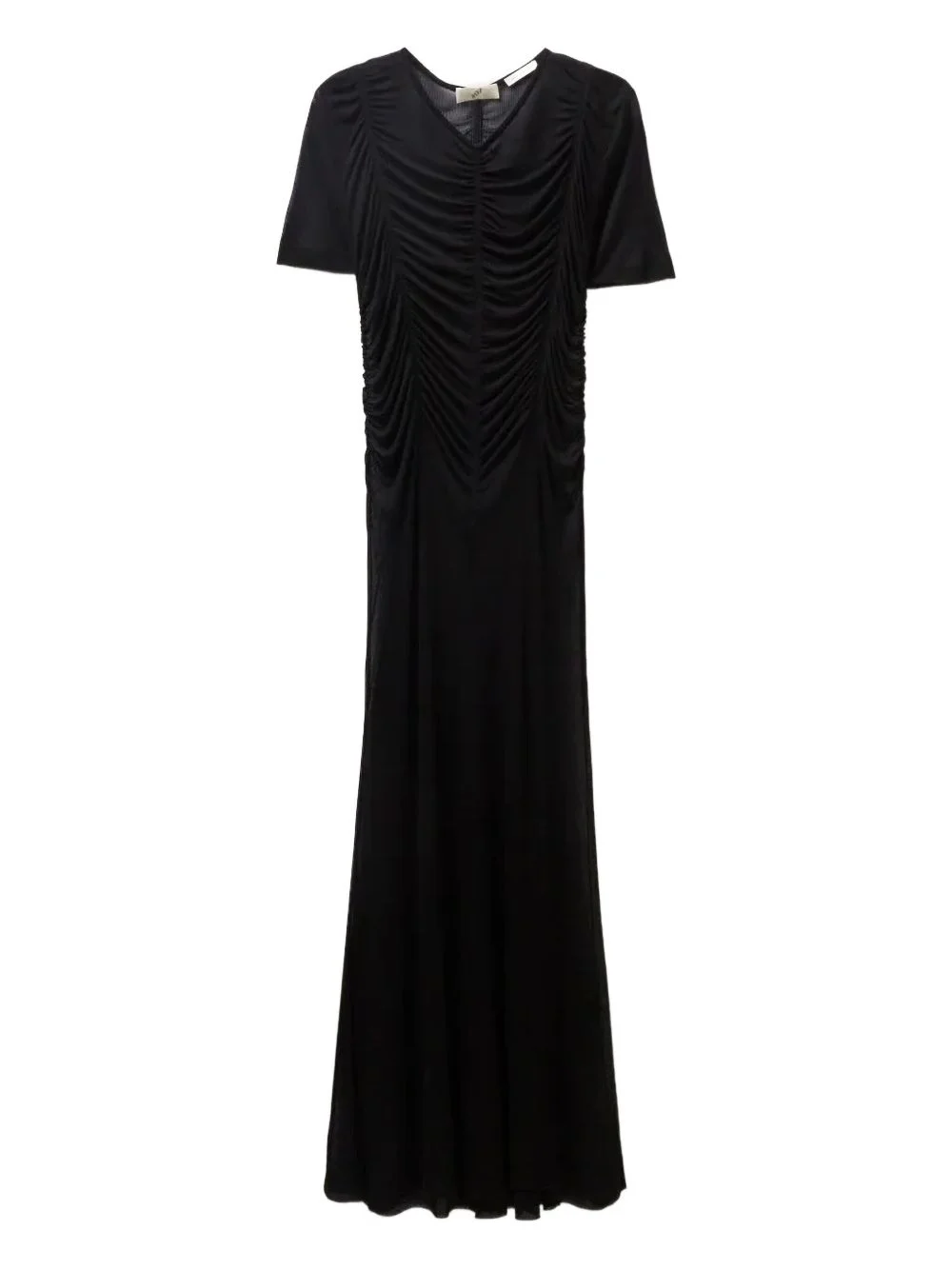 short-sleeves maxi dress - 1