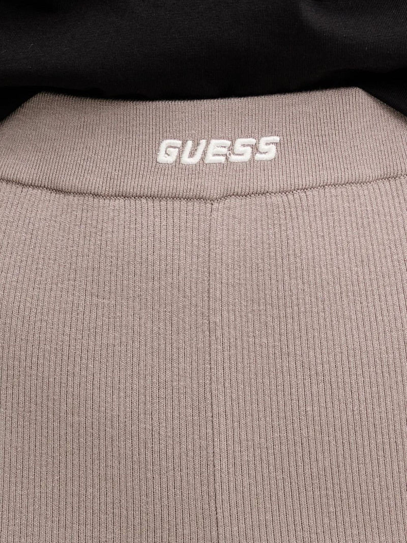 logo-detail ribbed trousers 4
