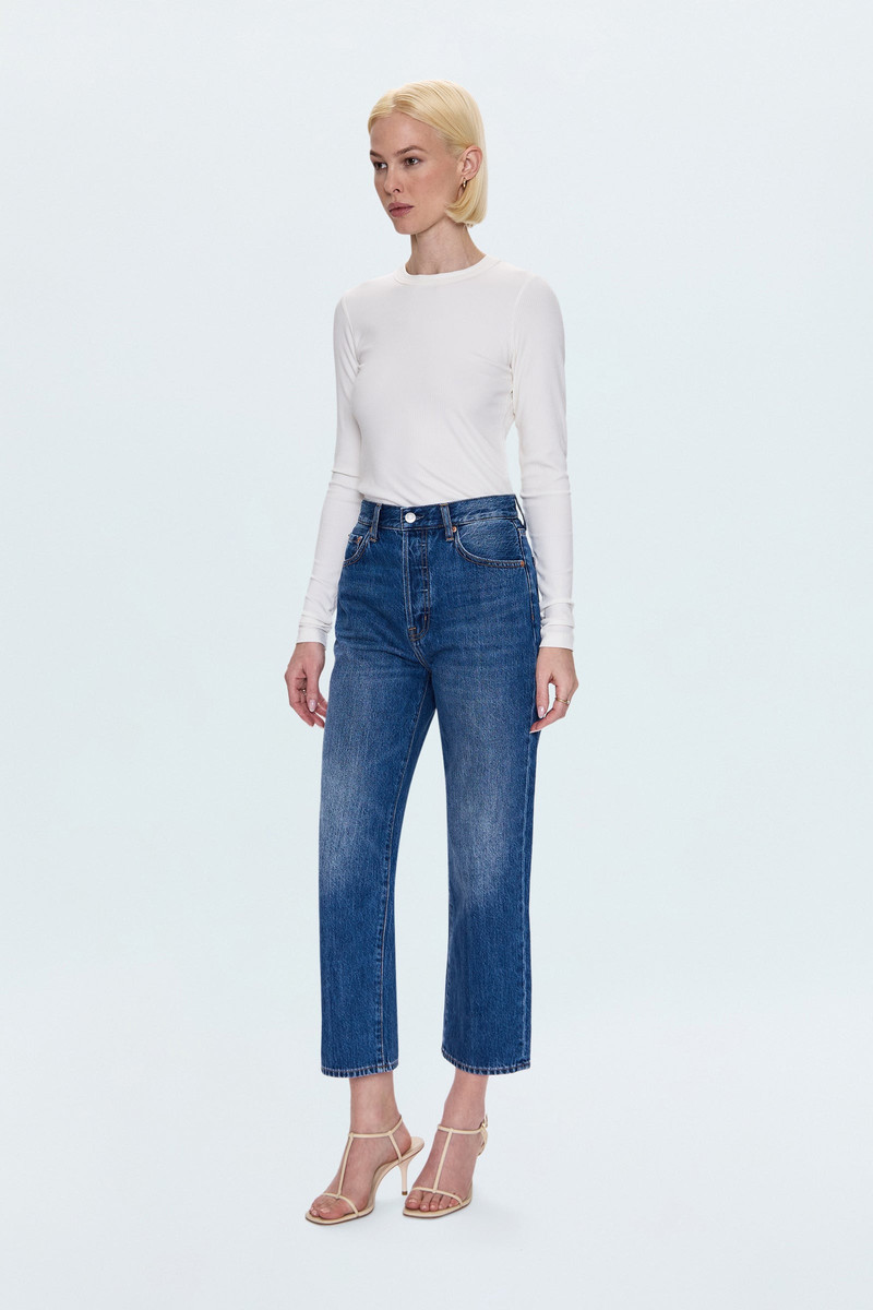 CASSIE SUPER HIGH RISE STRAIGHT JEAN - FAIRVIEW 5