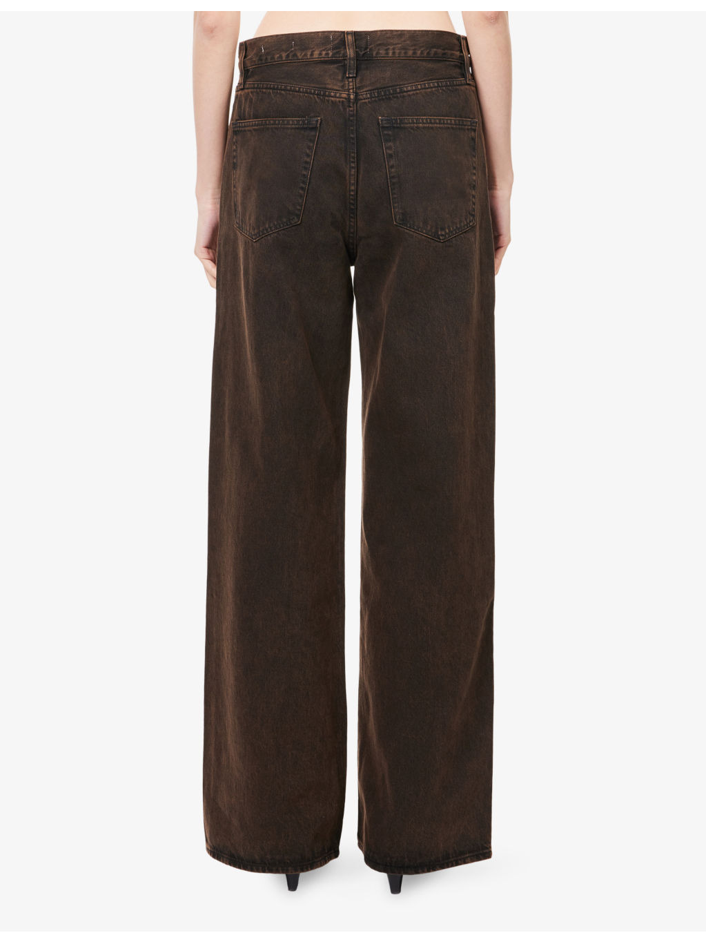 The Collegiate Wide-Leg Denim Jeans - 4
