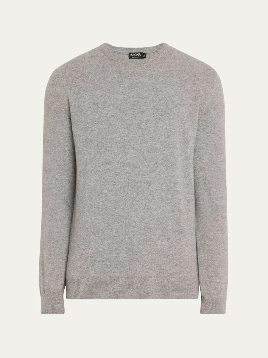 Men's Cashmere Crewneck Sweater - 1