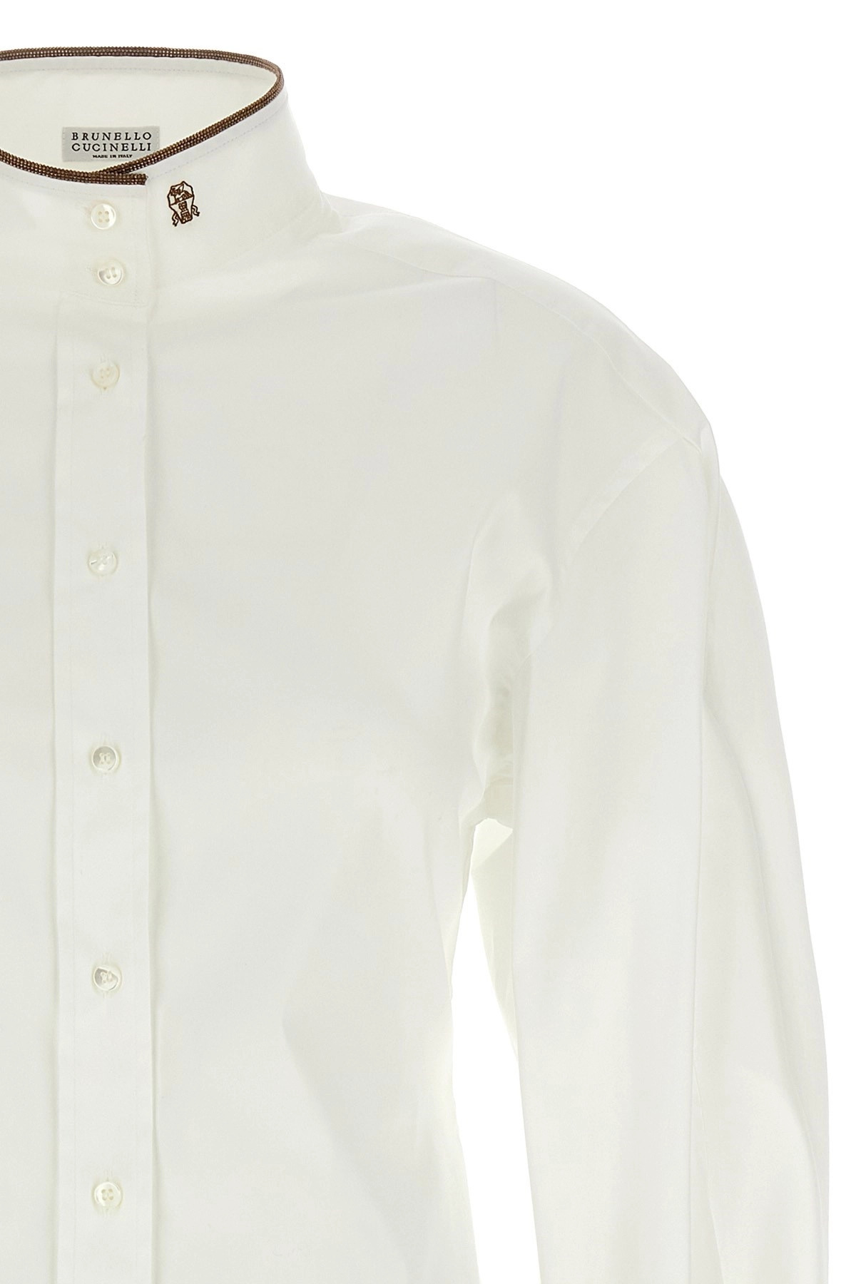 'Shiny Collar Detail' shirt - 3