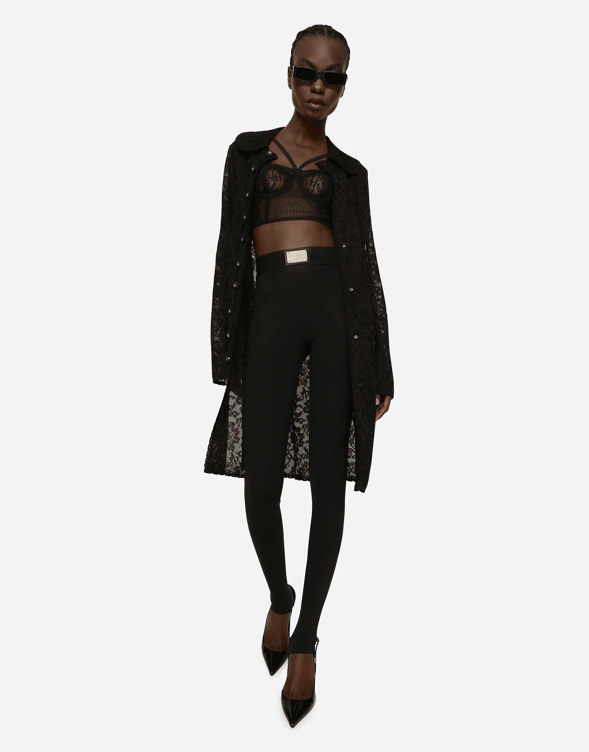 Lace-stitch coat - 2