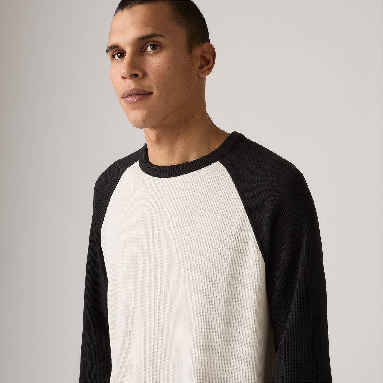 THERMAL RAGLAN CREWNECK T-SHIRT - 5