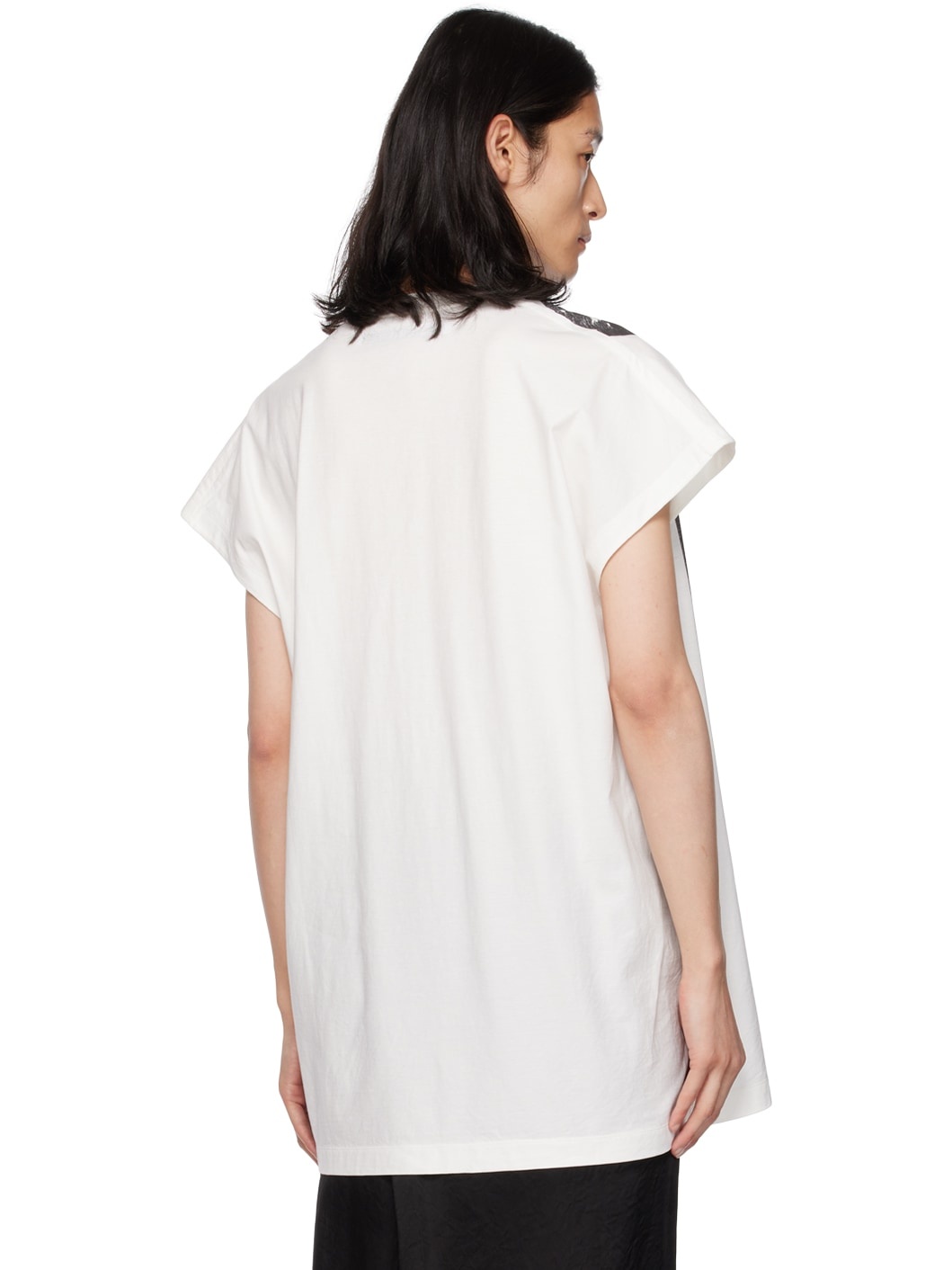 White Printed T-Shirt - 3