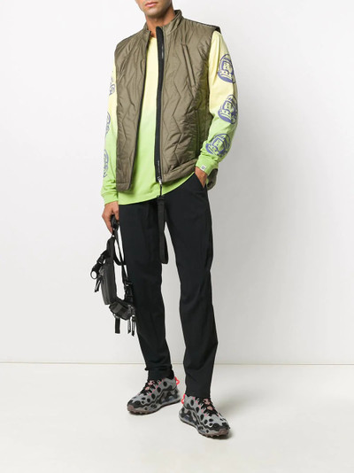 RAEBURN zip-up quilted gilet  outlook