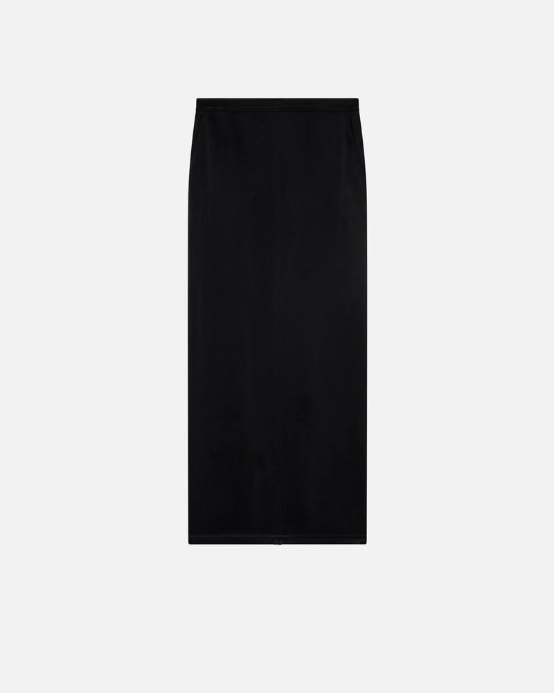 LONG SATIN SKIRT WITH REAR SLIT 1