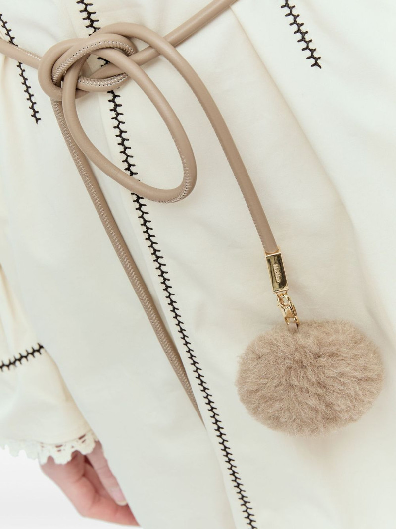 Max Mara Pom-Pom 관 벨트 outlook