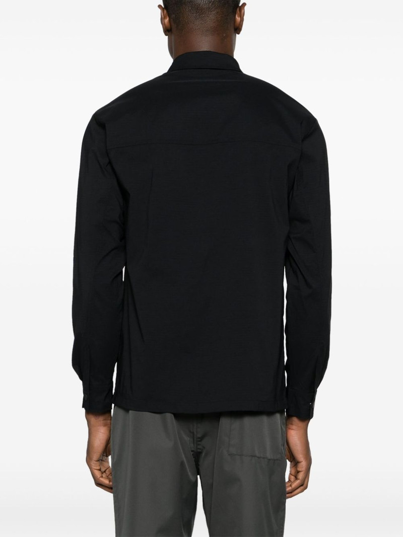 Kano crinkled-finish overshirt 5