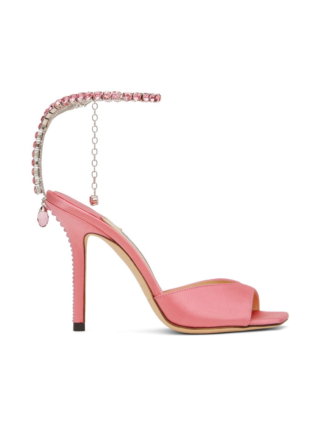 Pink Saeda 100 Heeled Sandals - 1