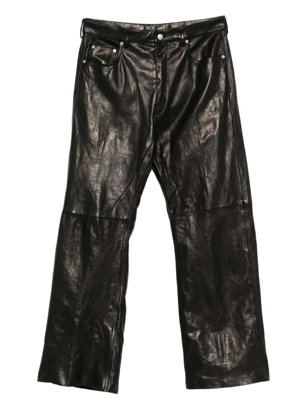 RICK OWENS - Men Lambskin Geth Jeans - 5