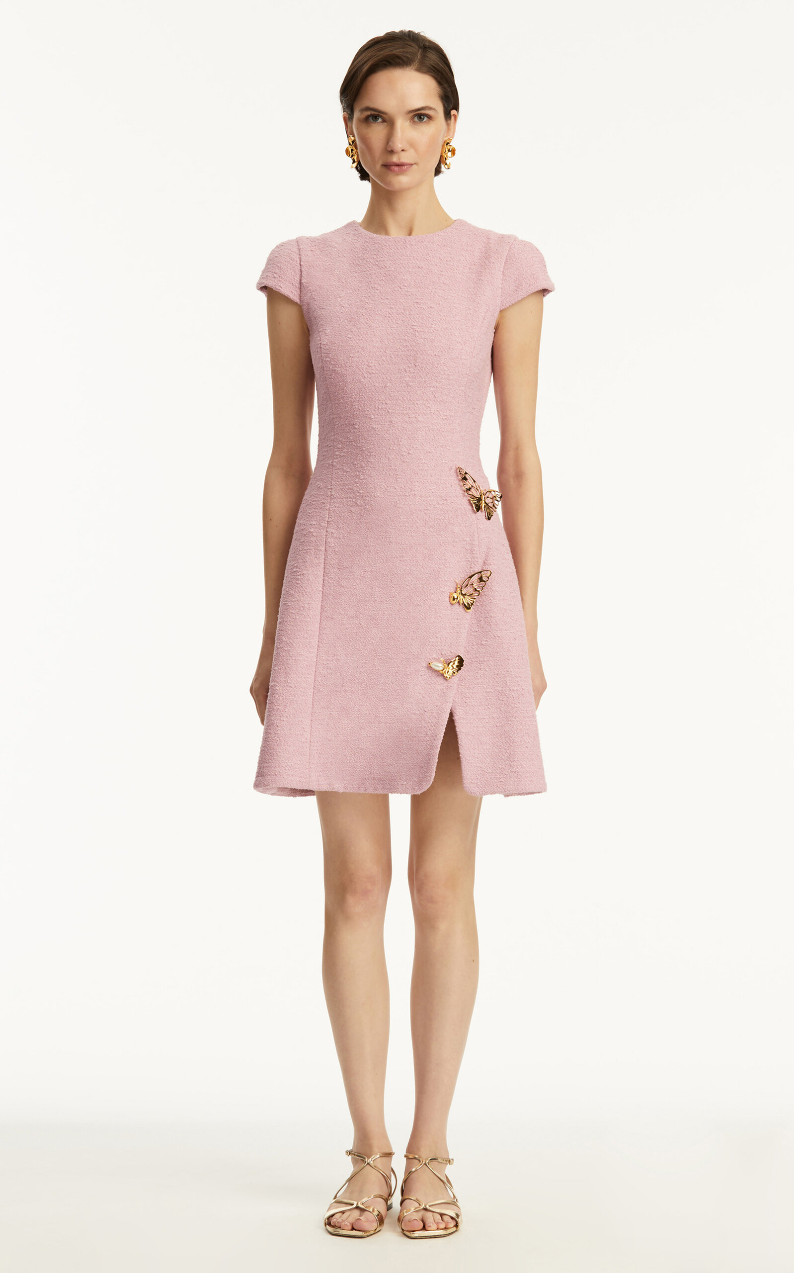 Tweed Mini Dress pink - 3