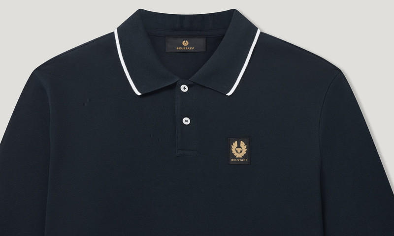 Belstaff TIPPED LONG SLEEVED POLO outlook