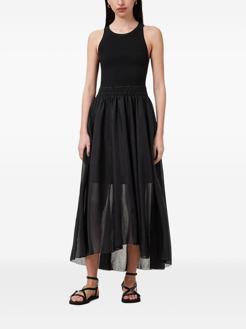 ALLSAINTS elasticated-waist maxi dress outlook