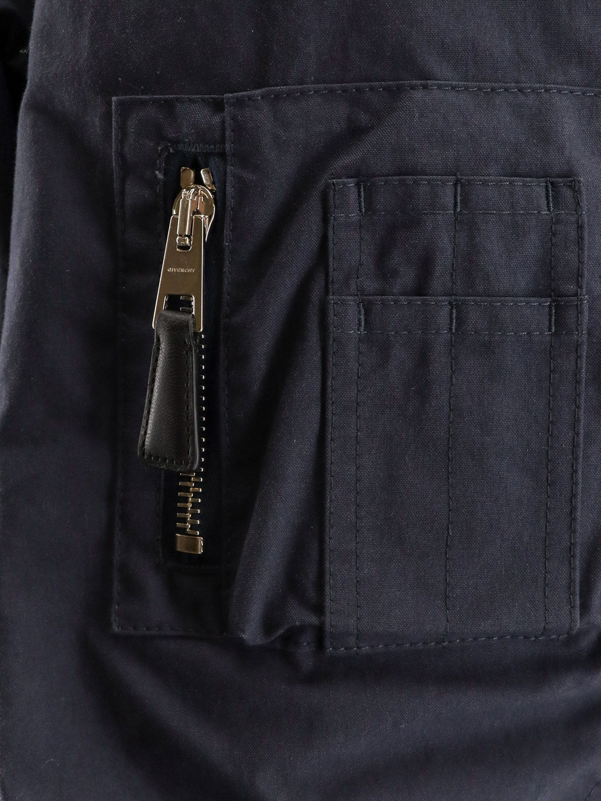 Cotton Blend Bomber Jacket - 3