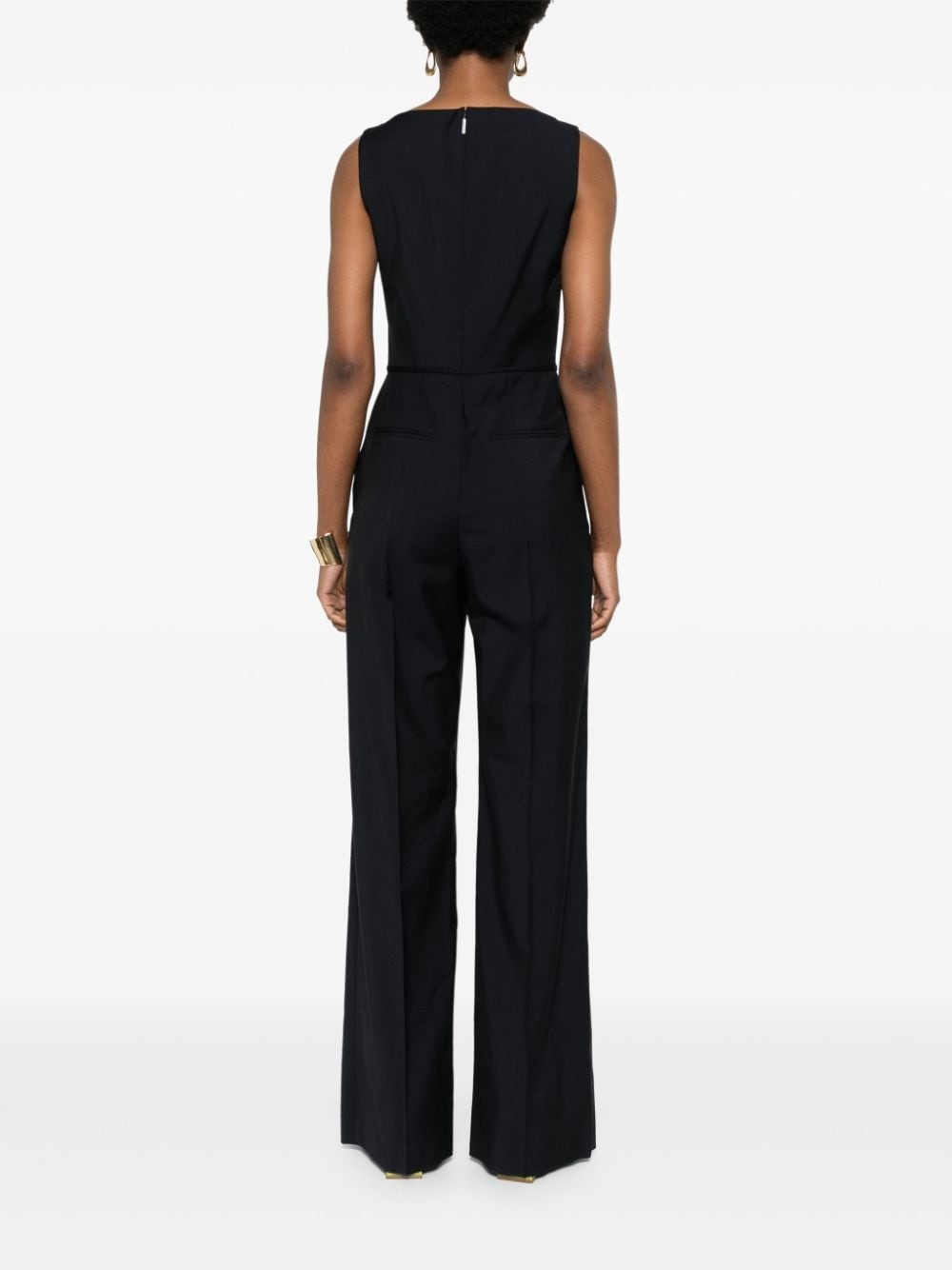 VLogo virgin wool-mohair blend jumpsuit - 4