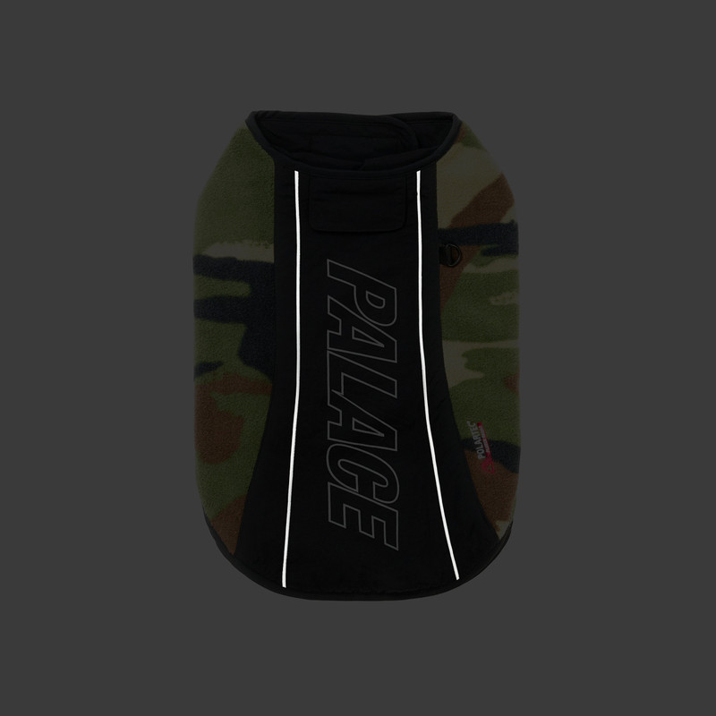 POLARTEC DOG JACKET CAMO/BLACK 8