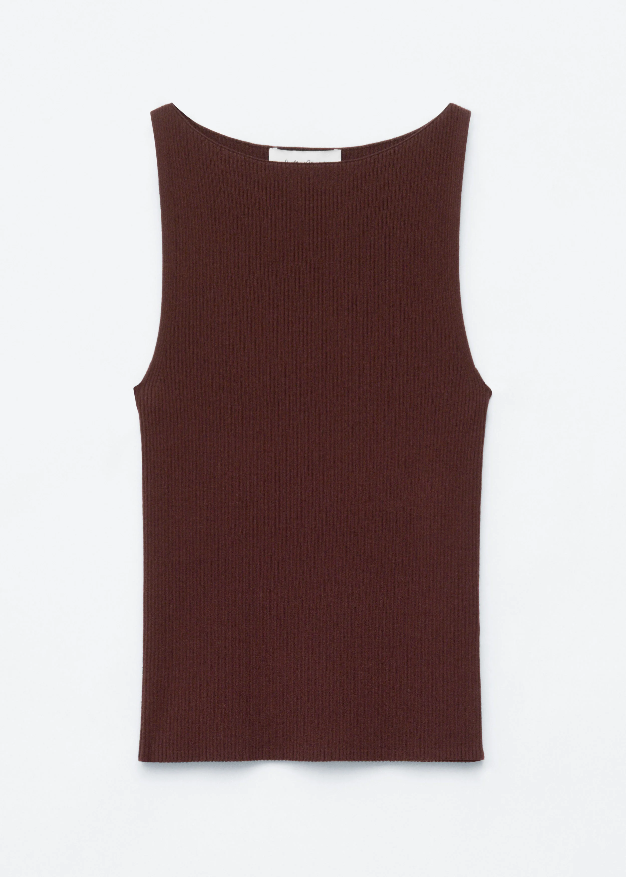 Rib-Knit Tank Top - 1