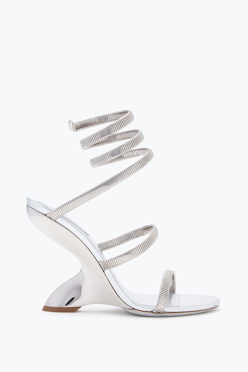 Symphony Mirrored Silver Sandal 105 1