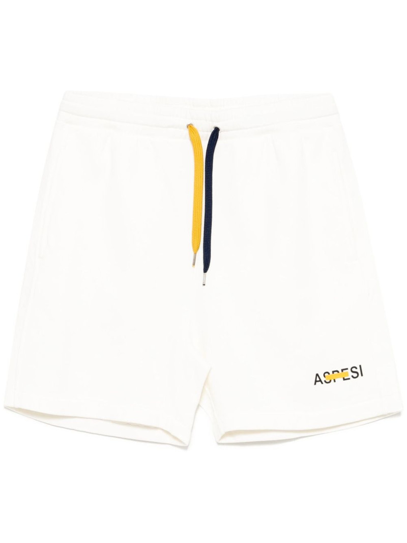 Garment dyed gauzed shorts 1