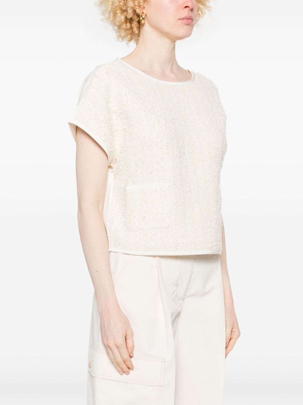 tweed T-shirt - 3