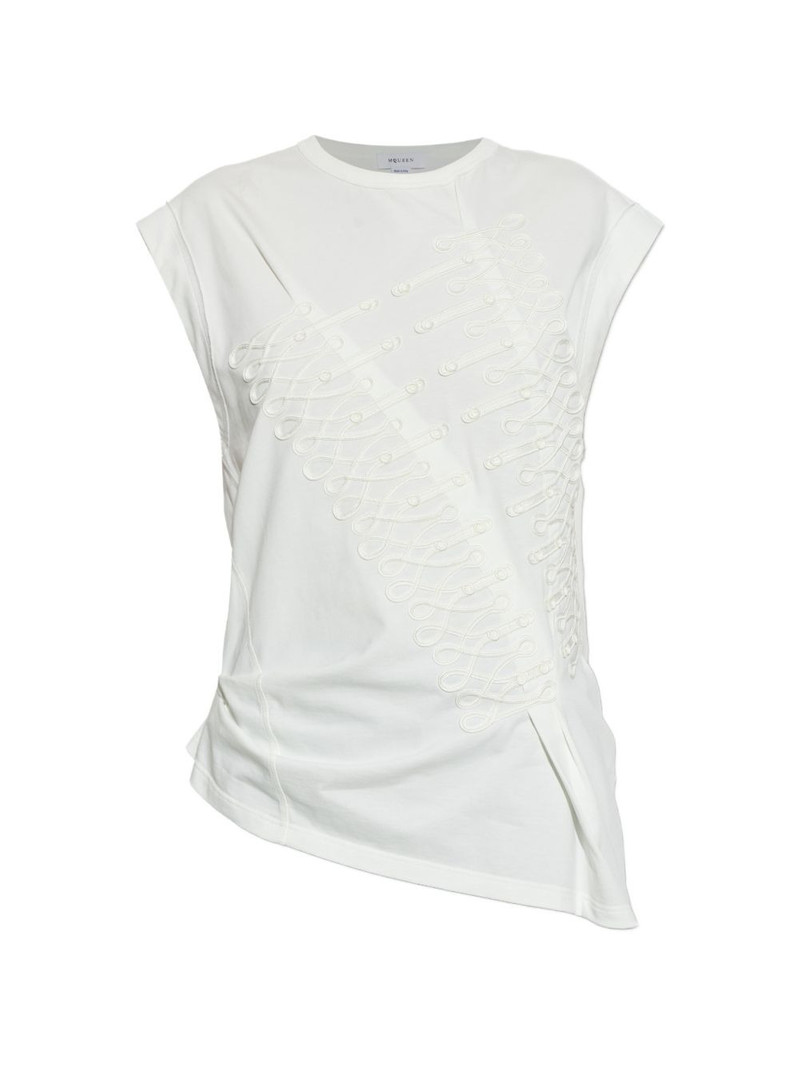 sleeveless asymmetric T-shirt 1