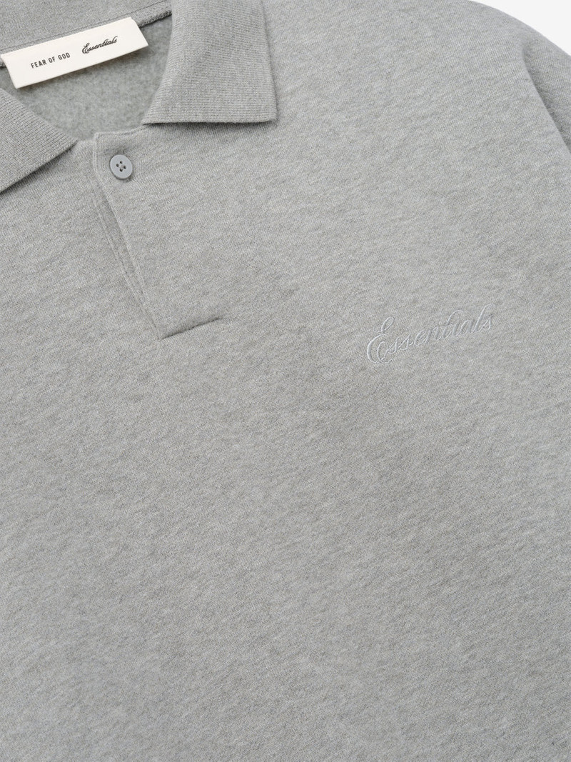 ESSENTIALS Signature 90s Polo Sweatshirt outlook