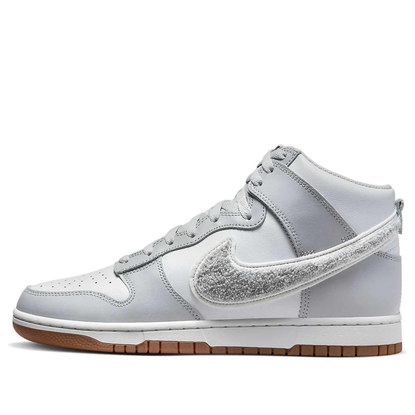 Nike Dunk High 'Chenille Swoosh - Light Smoke Grey' DR8805-003 - 1