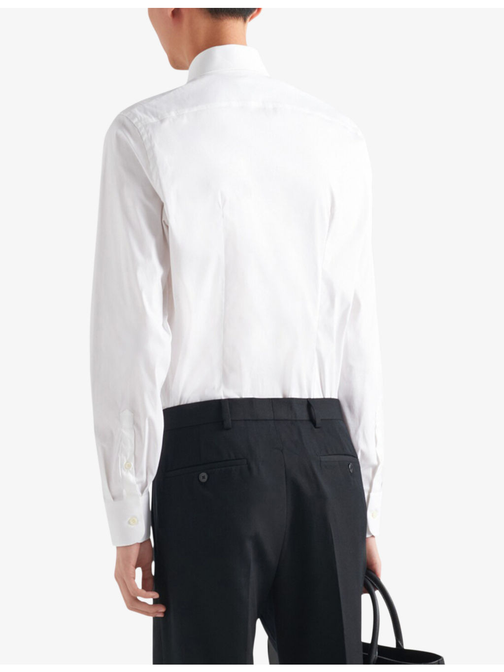 Collared slim-fit cotton-blend shirt - 3