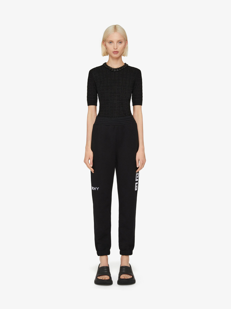Givenchy GIVENCHY 4G SLIM FIT JOGGER PANTS IN TUFTED FLEECE outlook