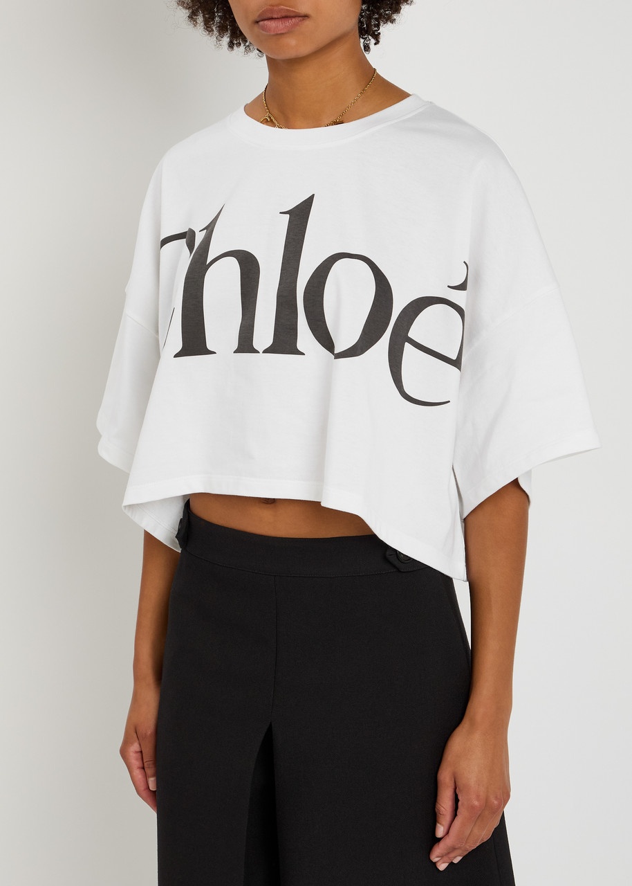 Chloe Logo-printed Cotton T-shirt - 2