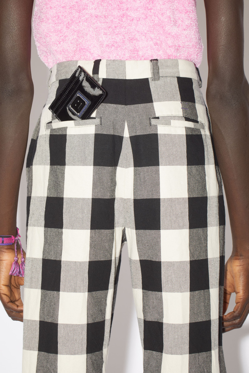 Face logo card holder - Black/black 3