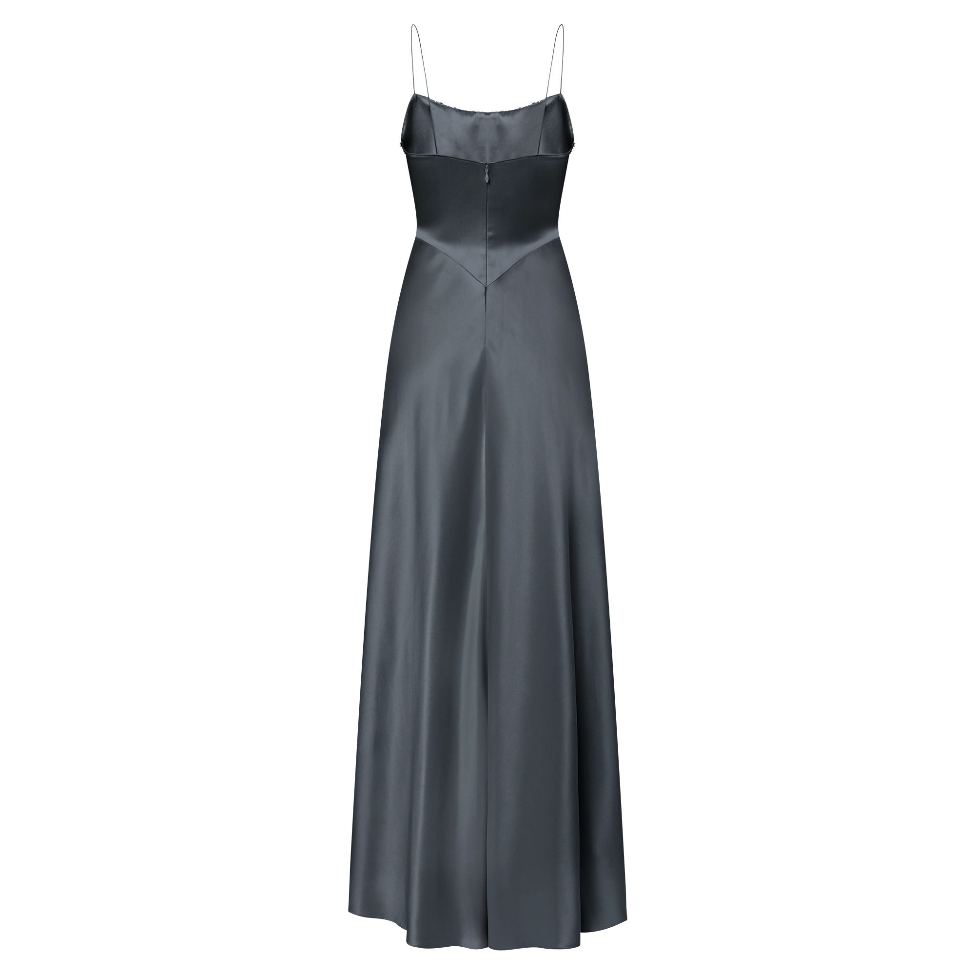 Beaded Trim Gown - 3