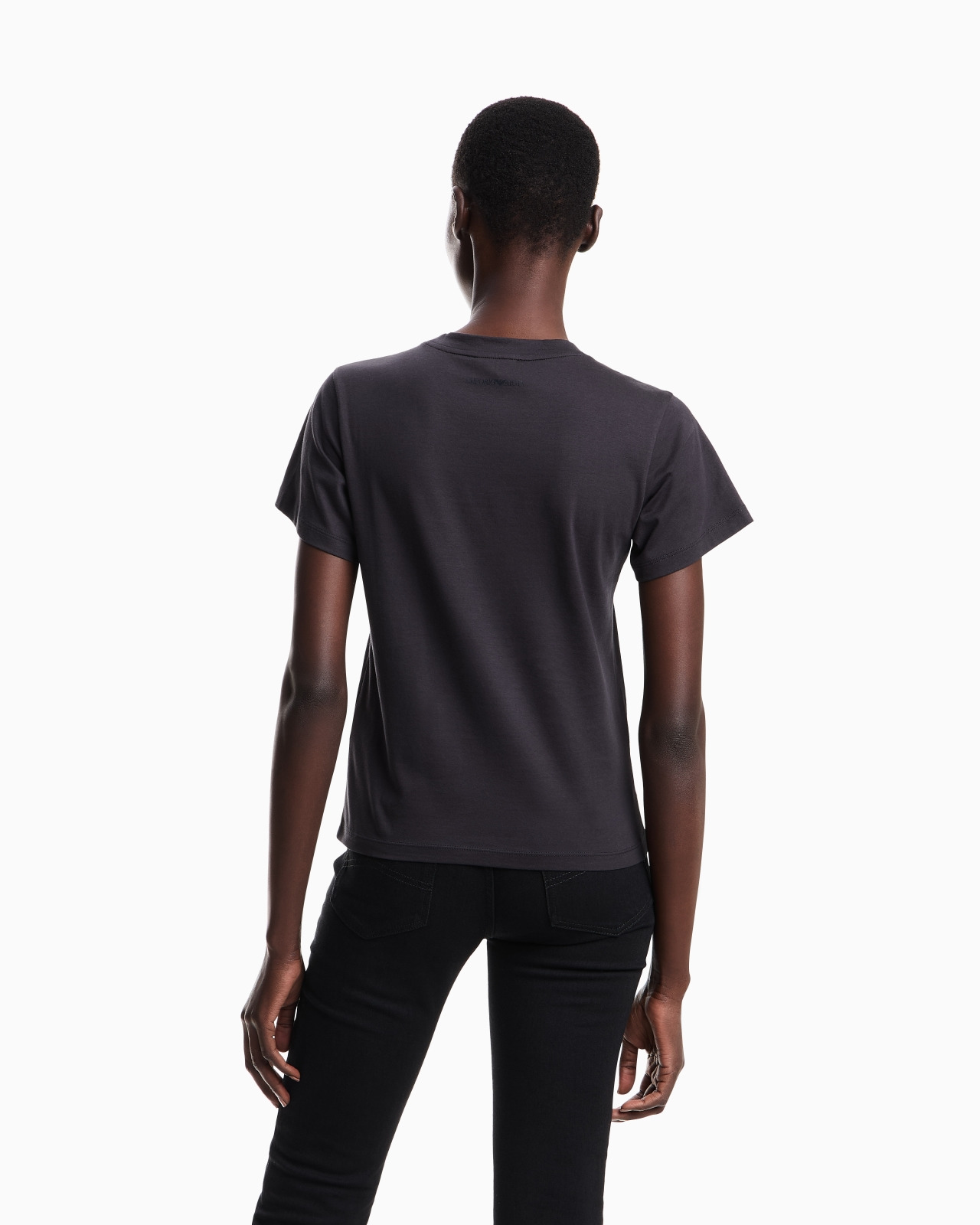 ASV organic-jersey T-shirt with logo print - 3