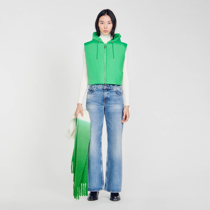 Sandro SLEEVELESS PUFFER JACKET outlook