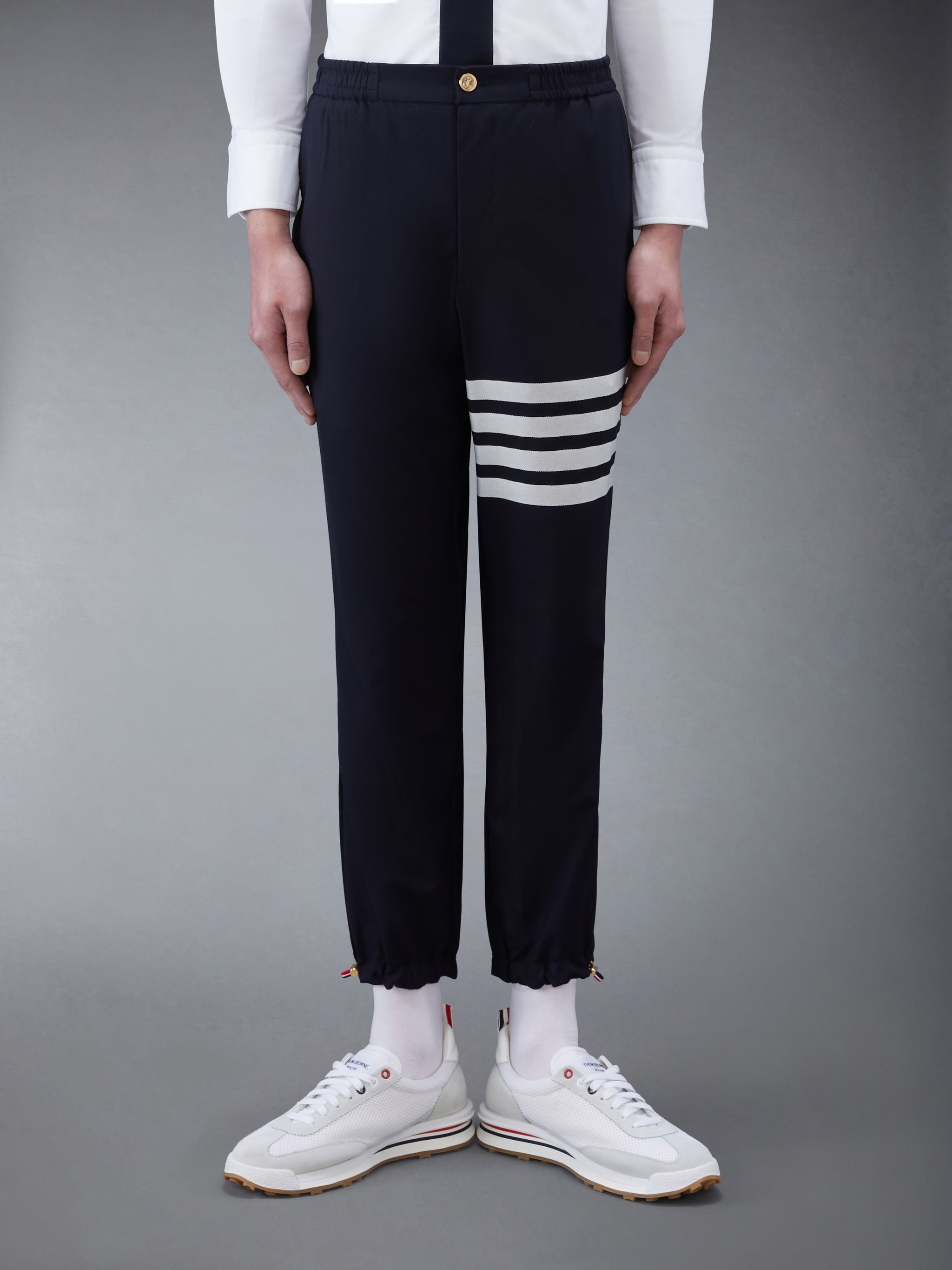 4-Bar elasticated ankle trousers - 1