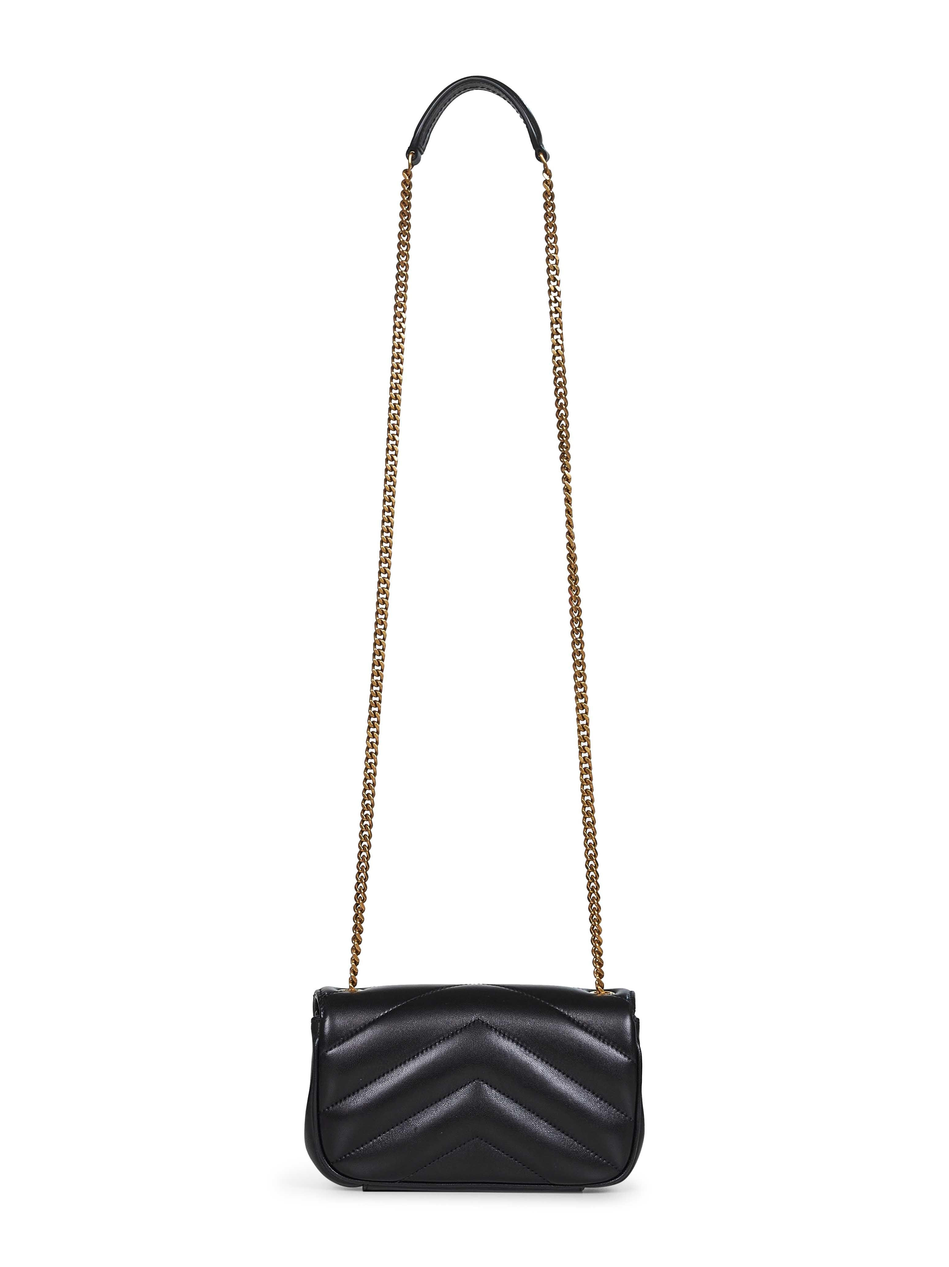 Saint Laurent Women Black Loulou Mini Crossbody Bag - 3