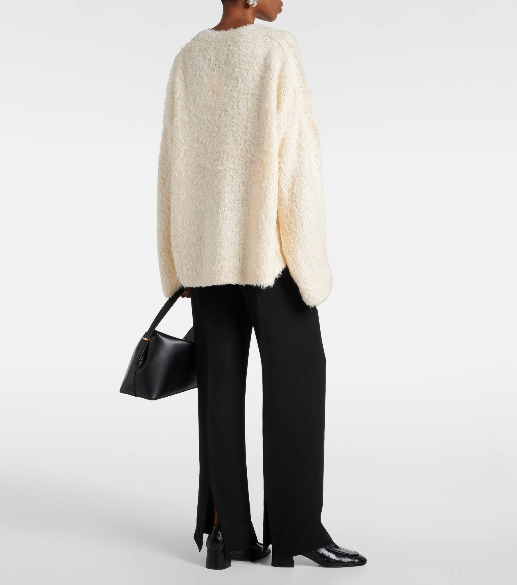 Oversized silk sweater - 3