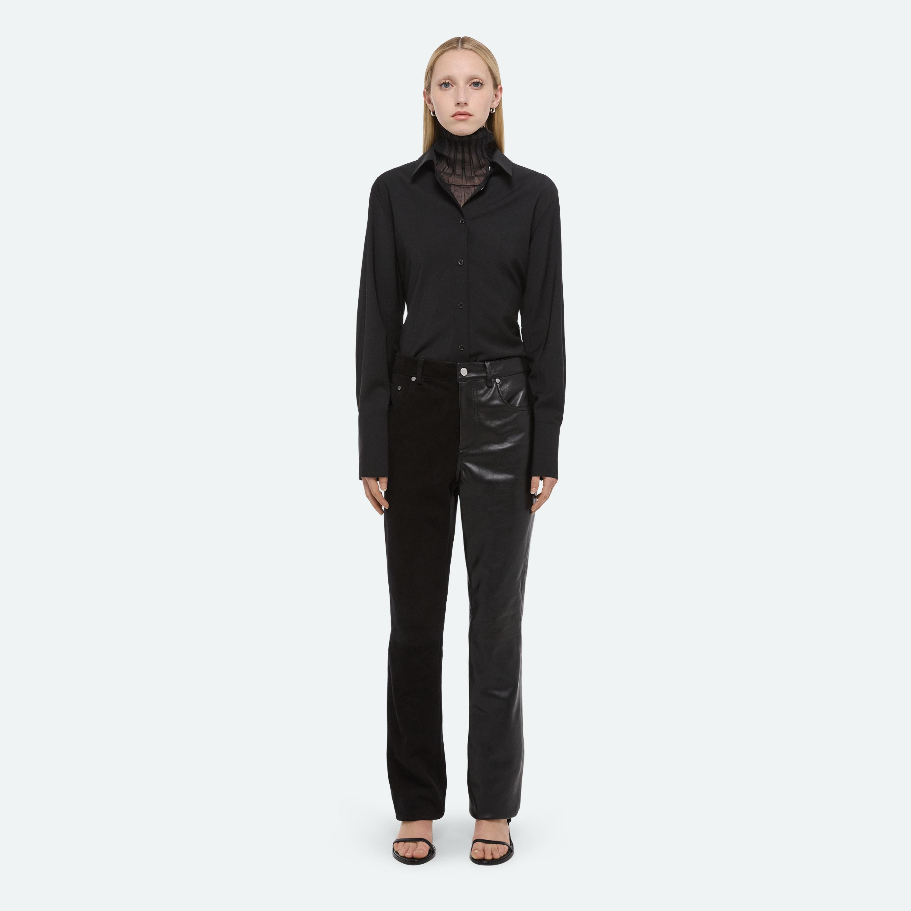 BISECTED LEATHER PANTS - 3
