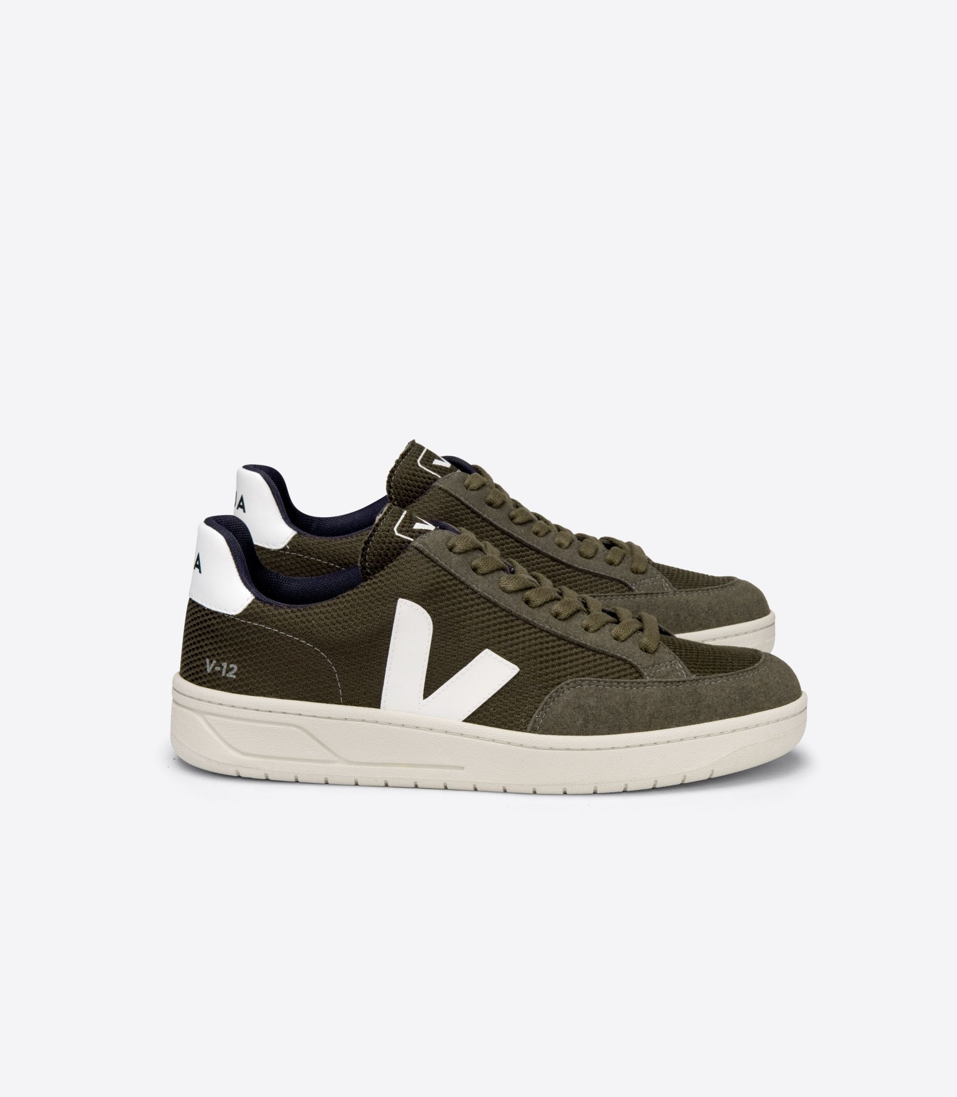 V-12 VEGAN B-MESH OLIVE WHITE - 1