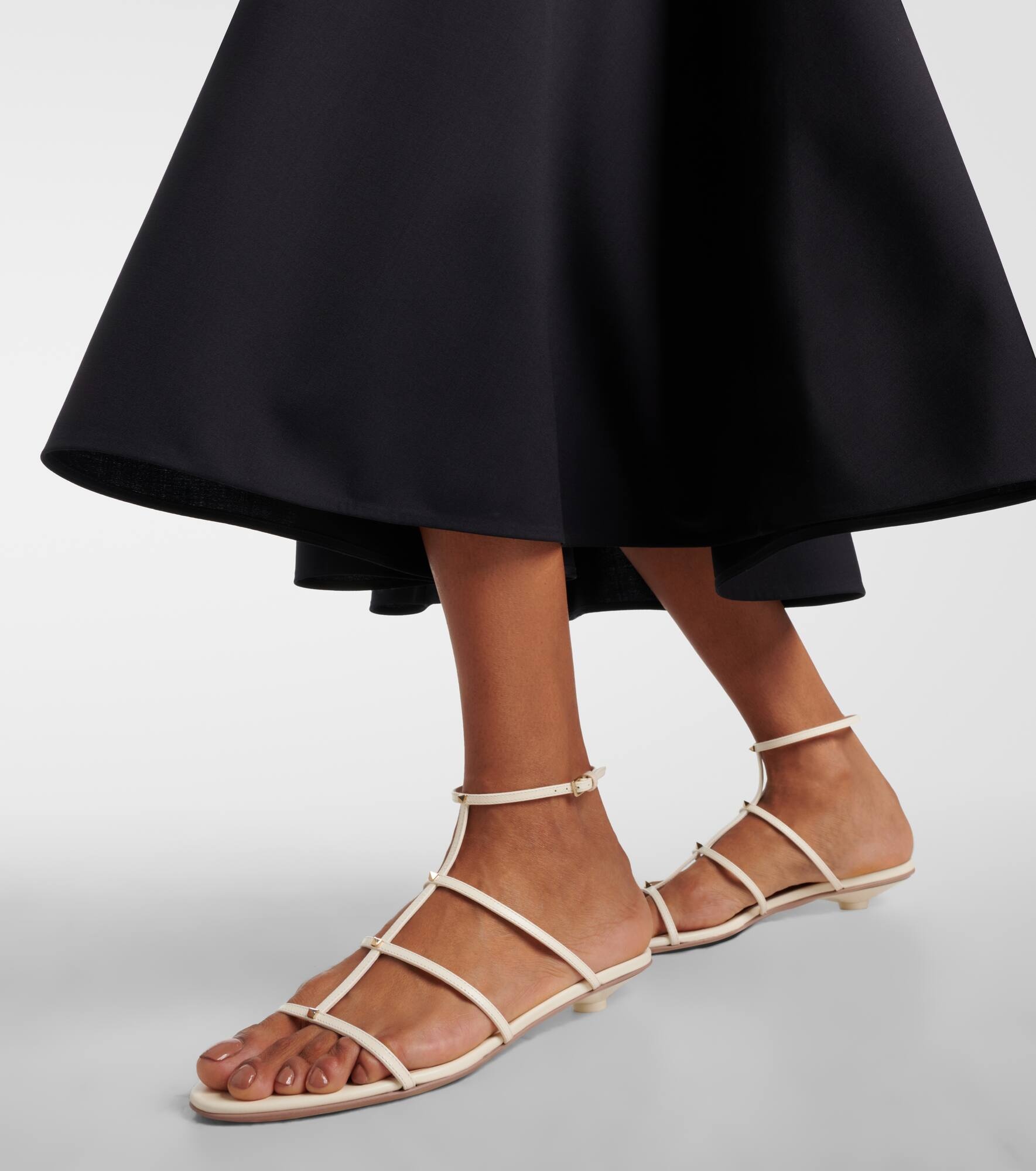 Rockstud Wispy leather sandals - 7