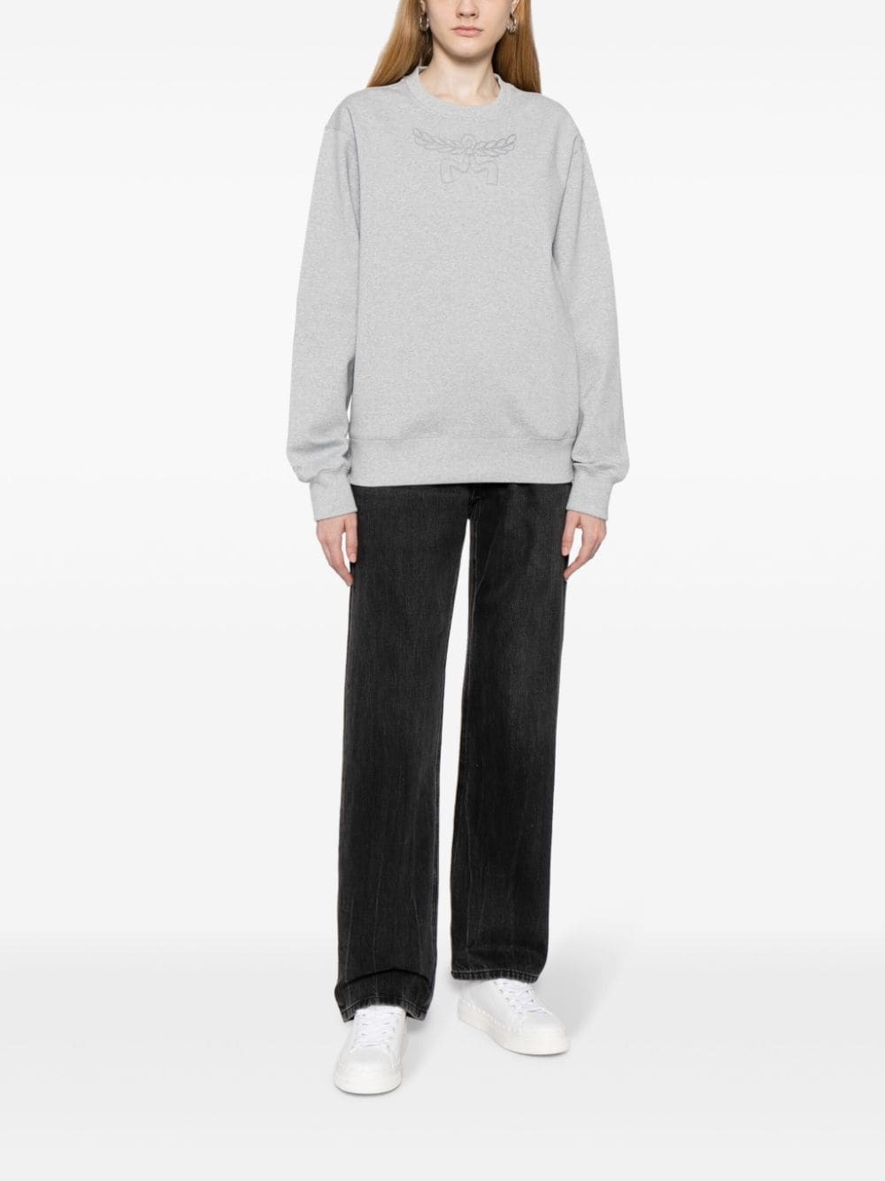 Laurel logo-embroidered sweatshirt - 2