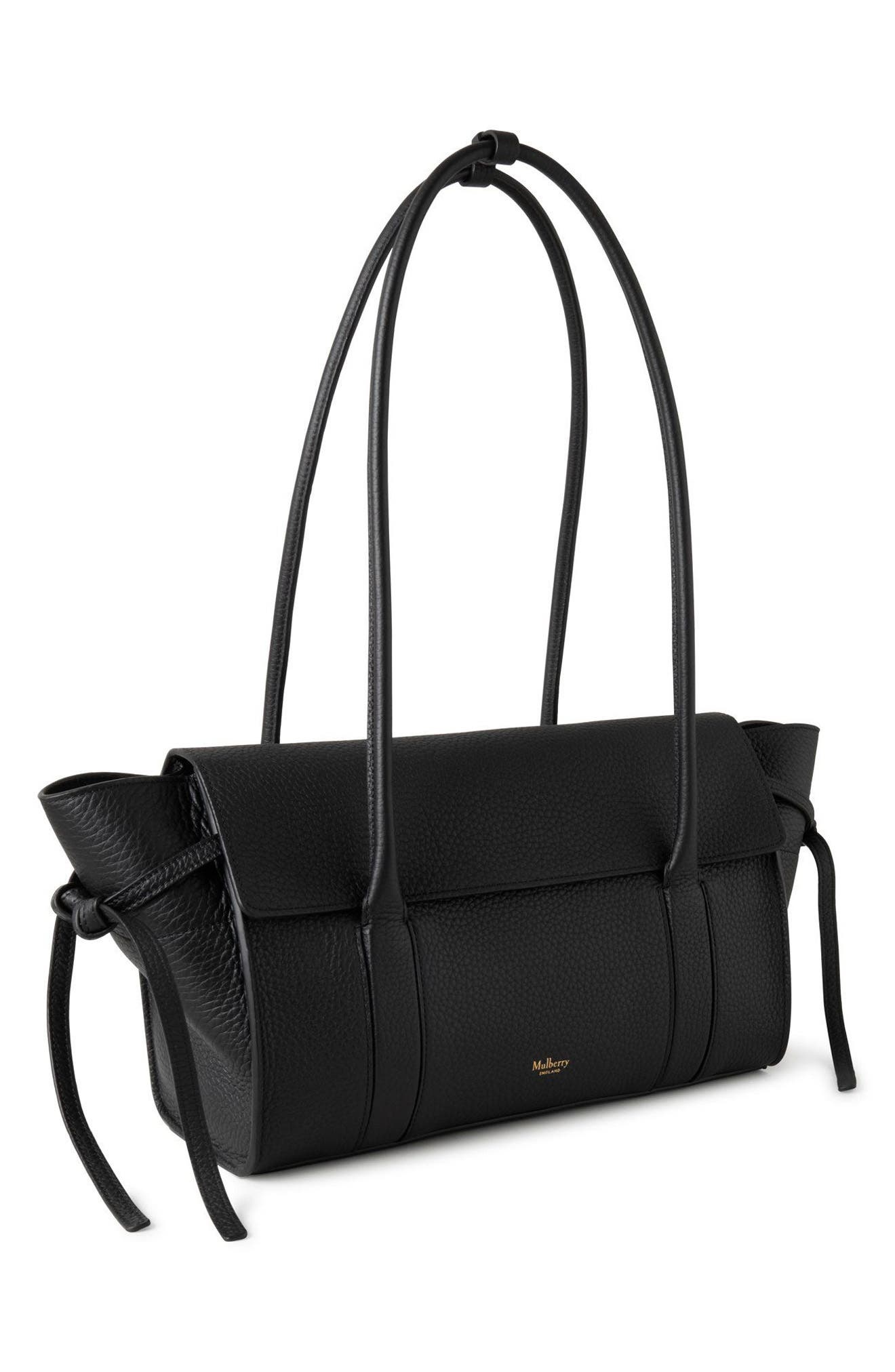 Mulberry Small Soft Bayswater Leather Satchel in Black at Nordstrom - 5
