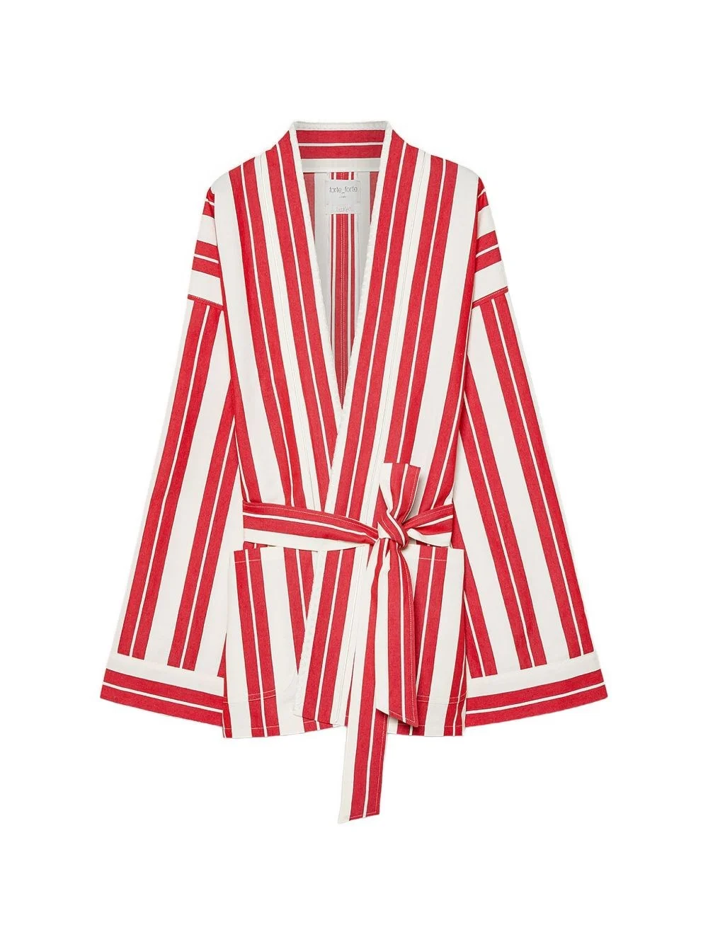 Striped kimono jacket - 1