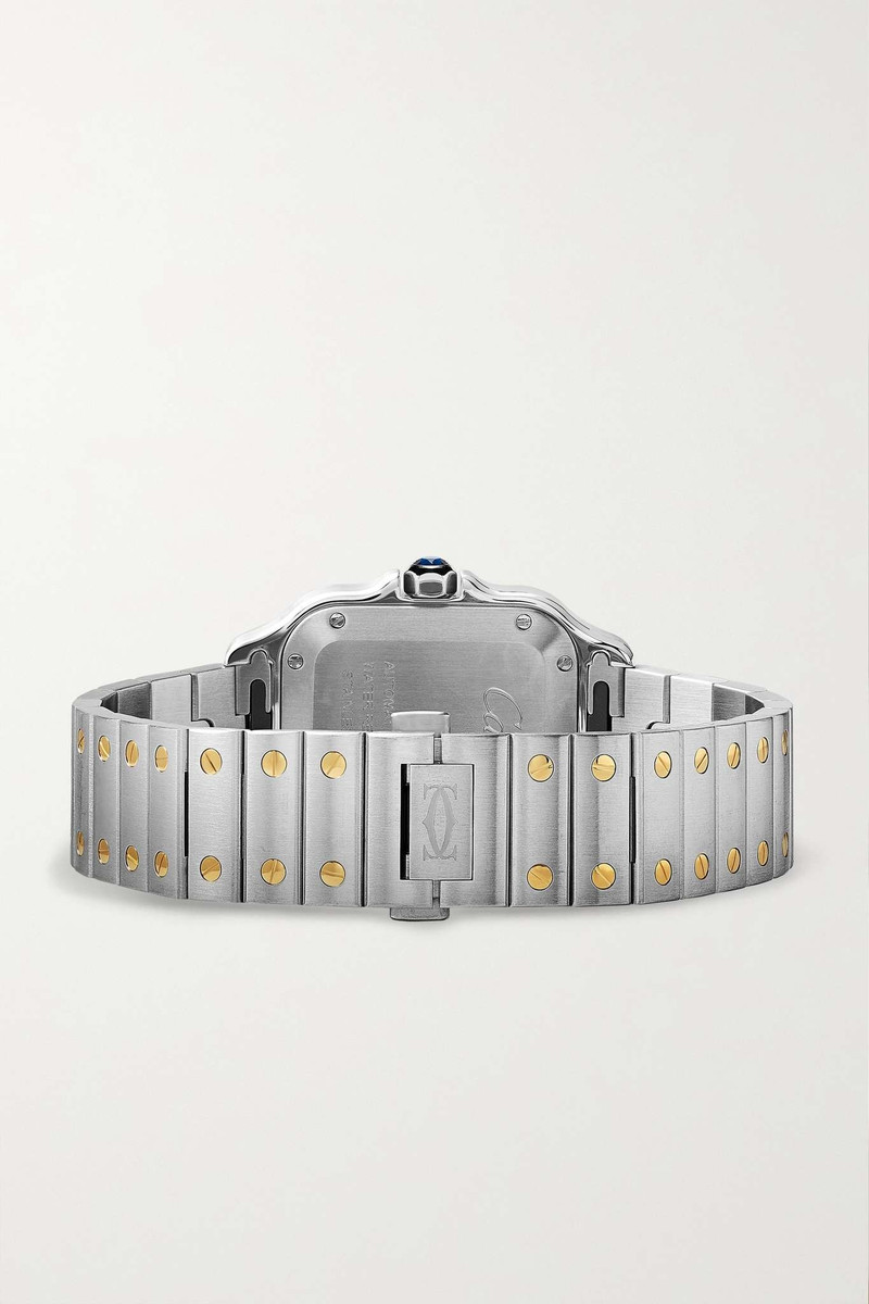 Santos de Cartier Automatic 35mm medium stainless steel and 18-karat gold watch 6
