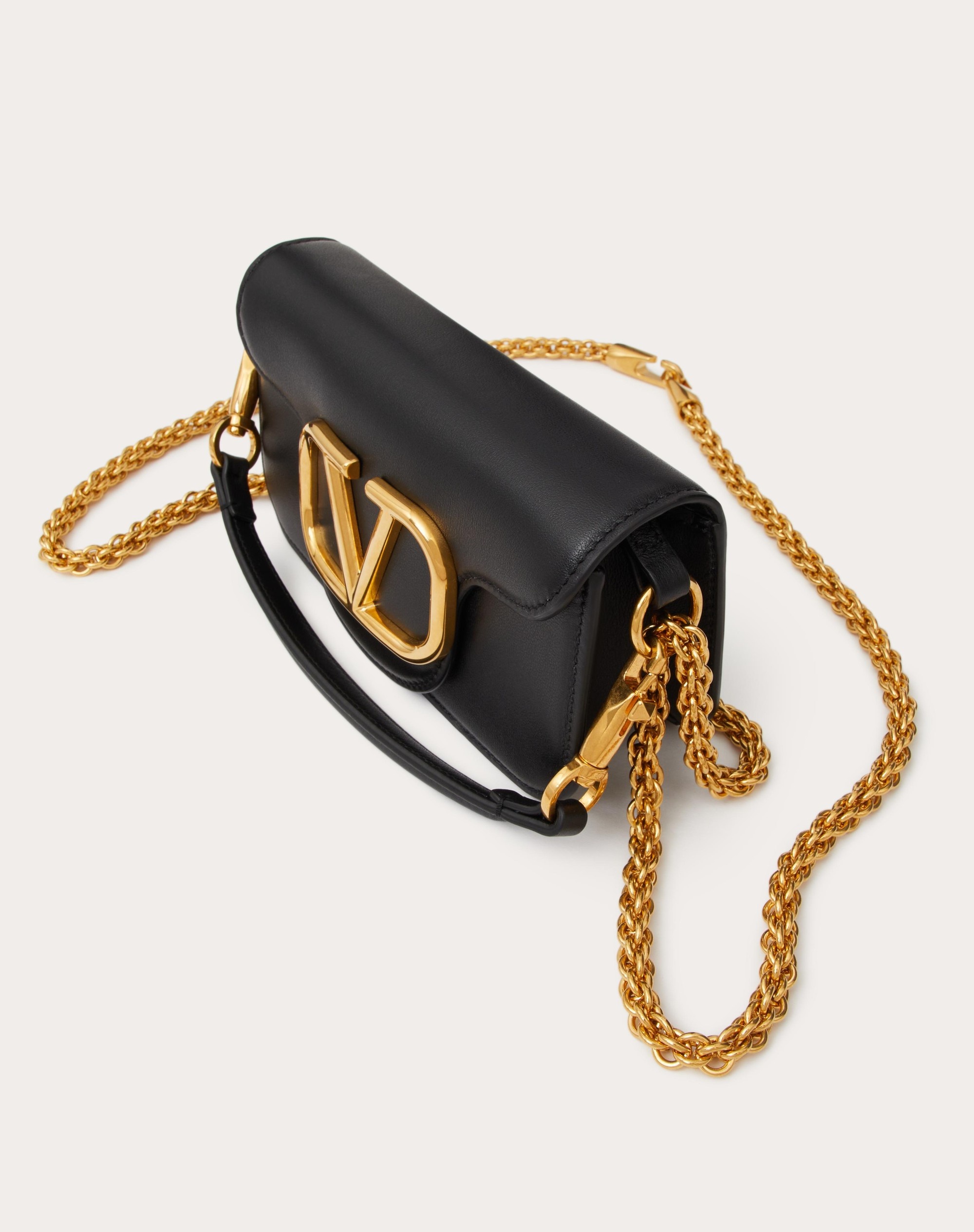 Valentino VALENTINO GARAVANI LOCÒ SMALL SHOULDER BAG IN
