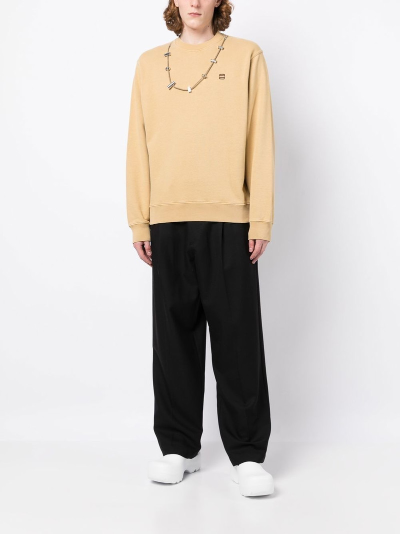 Ambush stopper-detail cotton sweatshirt outlook