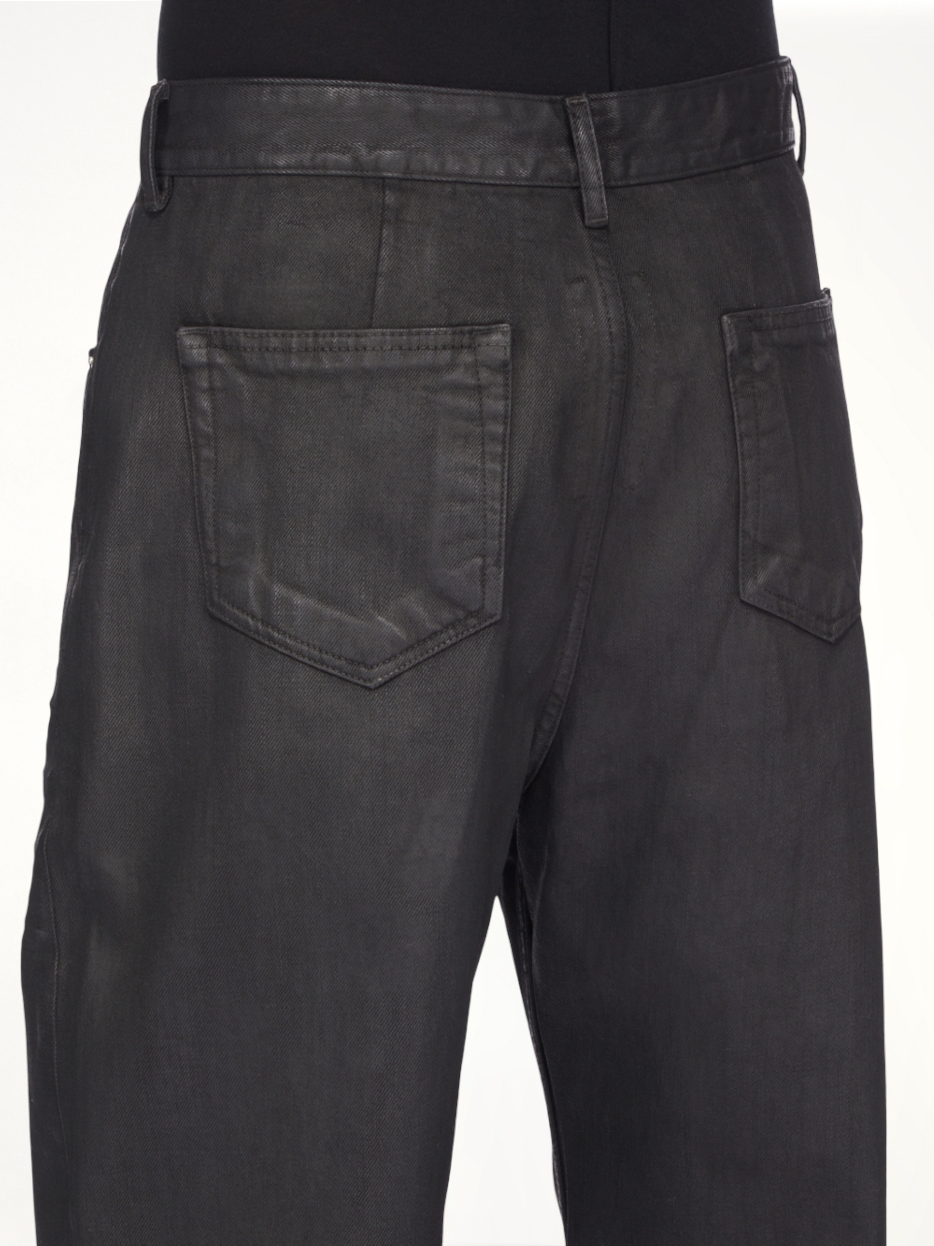 Geth Jeans in Black Wax - 7