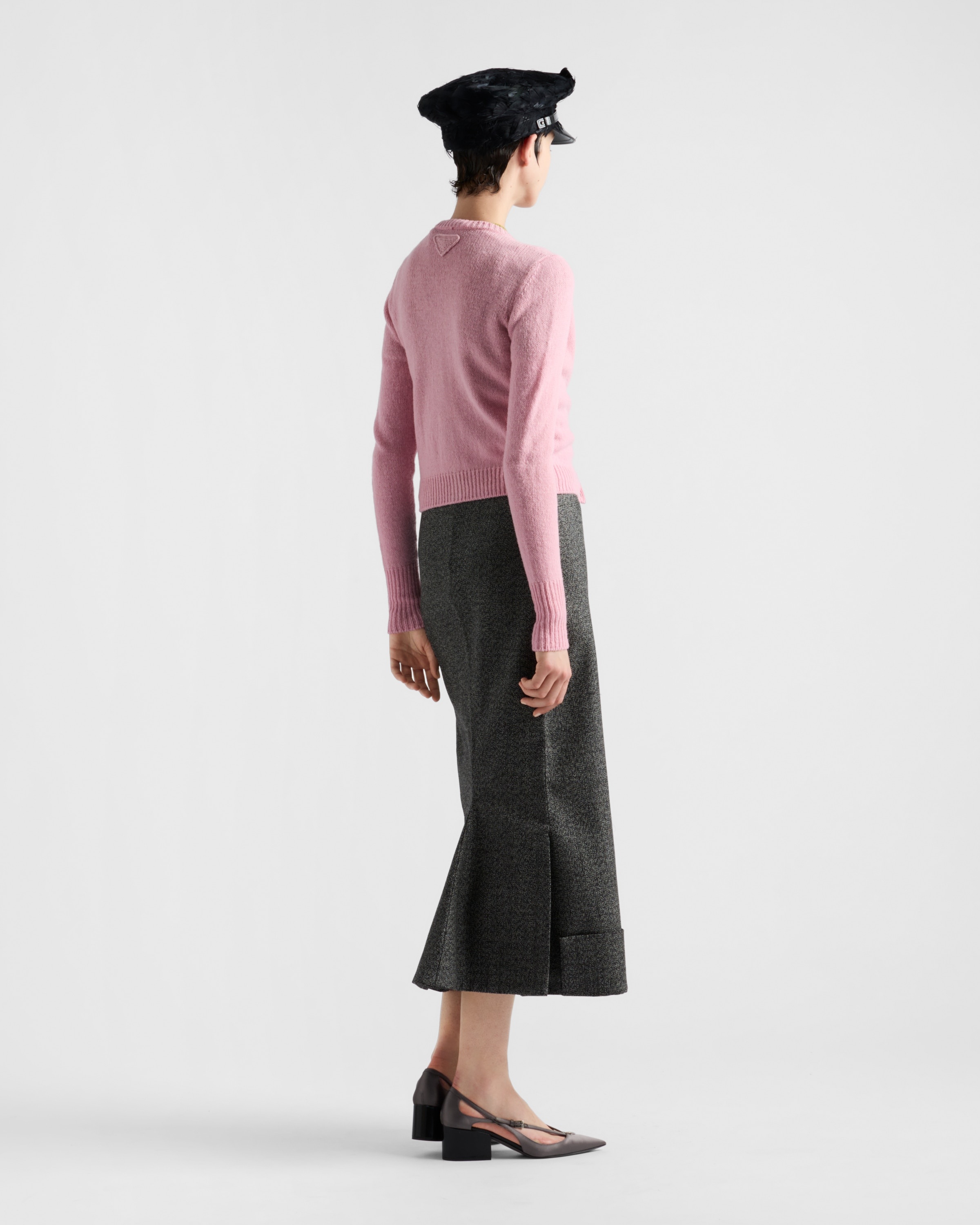 Mouliné maxi-skirt - 5