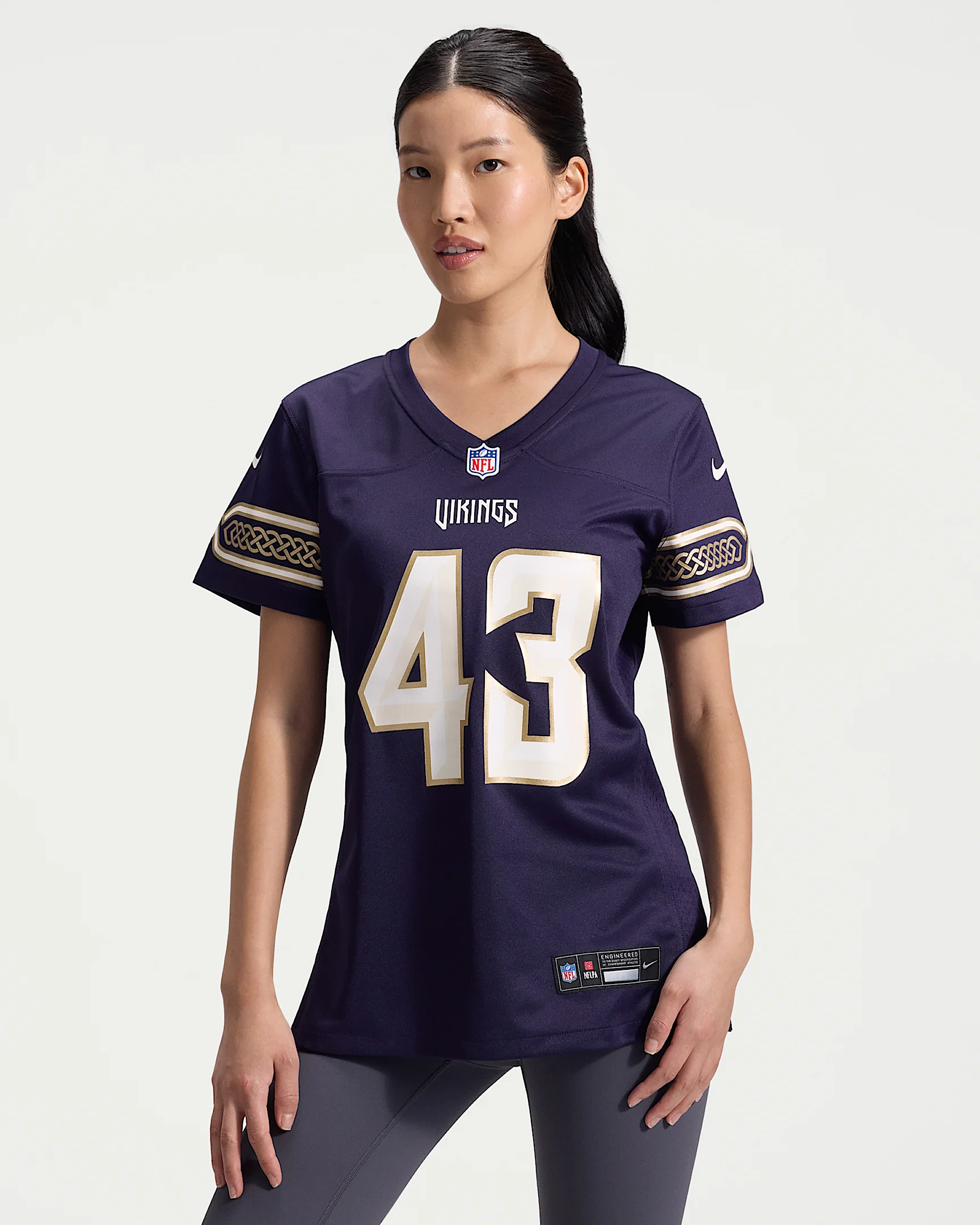 Andrew Van Ginkel Minnesota Vikings Rivalries Collection Women's Nike NFL Game Jersey - 1